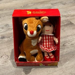 GEMMY Christmas Rudolph Reindeer And The Misfit Doll Sings Animated NEW 2008